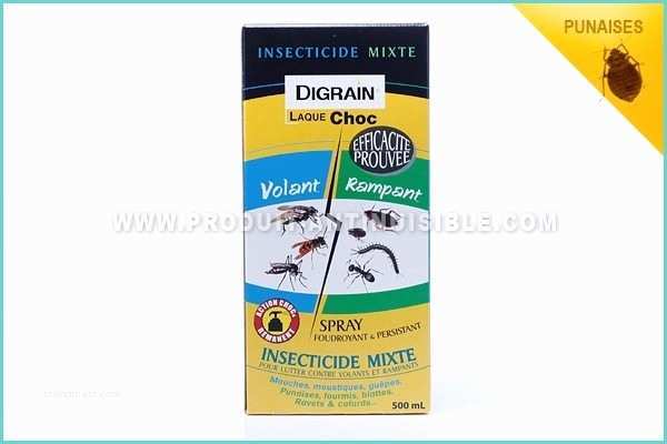 Produit Anti Puce De Lit Anti Punaises Insecticide Prêt à L Emploi Digrain Laque 500ml