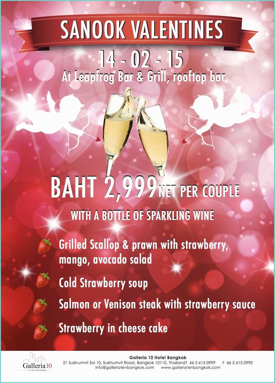Promotion Ideas for Bars Valentine S Day Promotions In Bangkok 2015