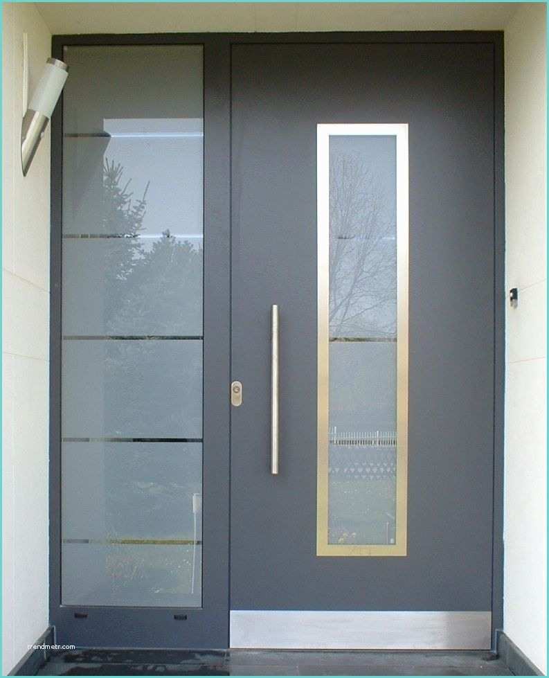 Puertas De Madera Principal Modernas Puertas De Aluminio Para Fachadas