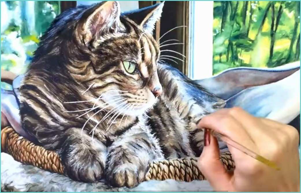 Quadri Famosi Facili Da Copiare Disegnare Dipingere Gatti Gattini Gratis Tutti I