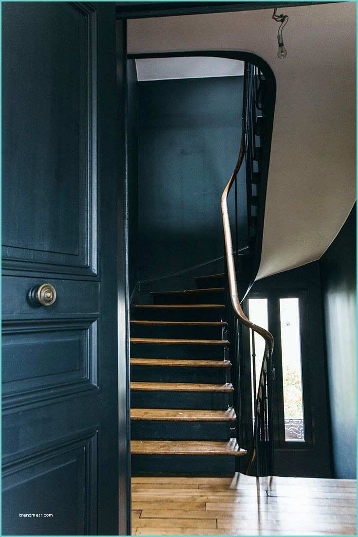 Quelle Couleur Pour Un Escalier 17 Meilleures Idées à Propos De Escaliers Peints En Noir