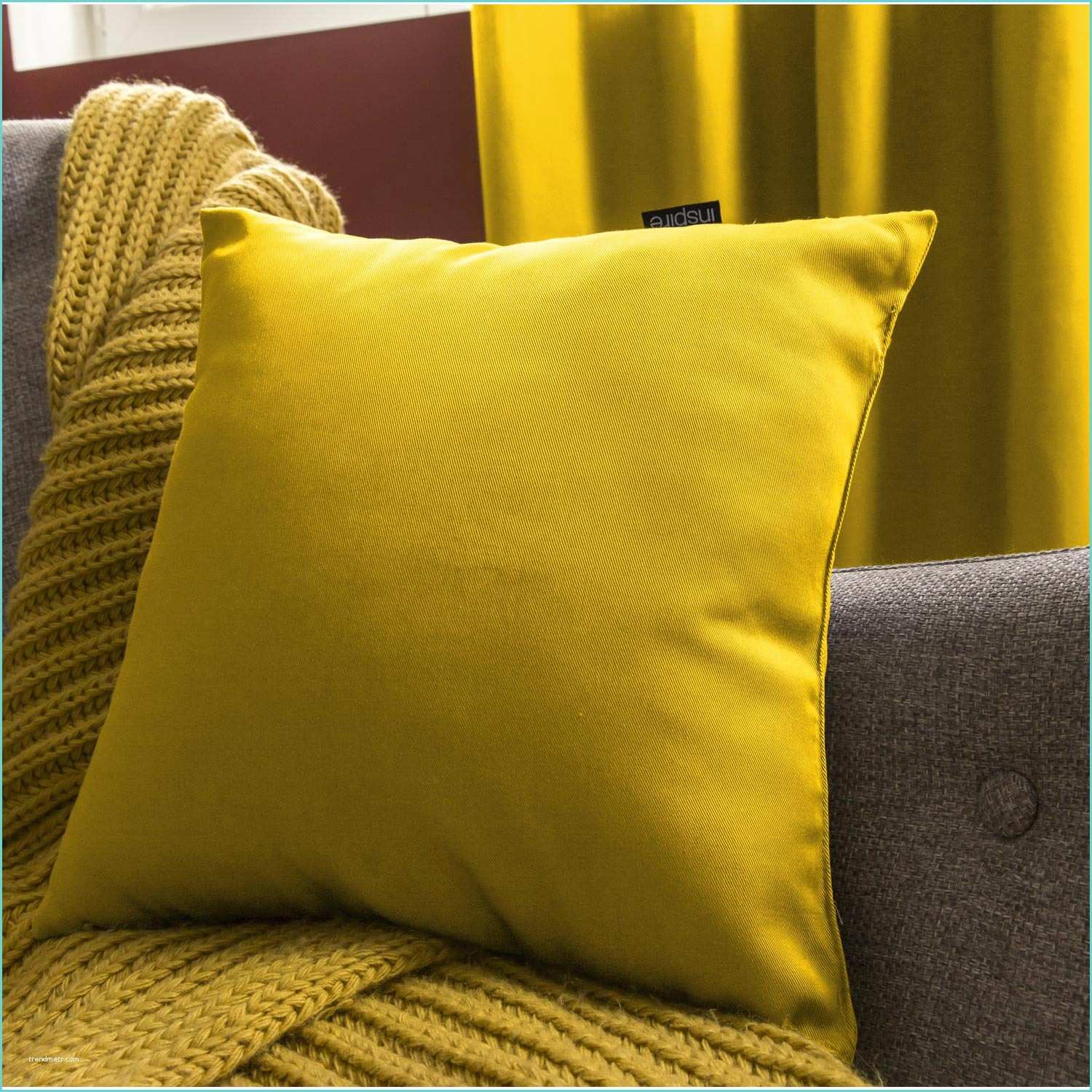 Rembourrage Coussin Leroy Merlin Coussin Roma Inspire Jaune Anis N°4 L 35 X H 35 Cm