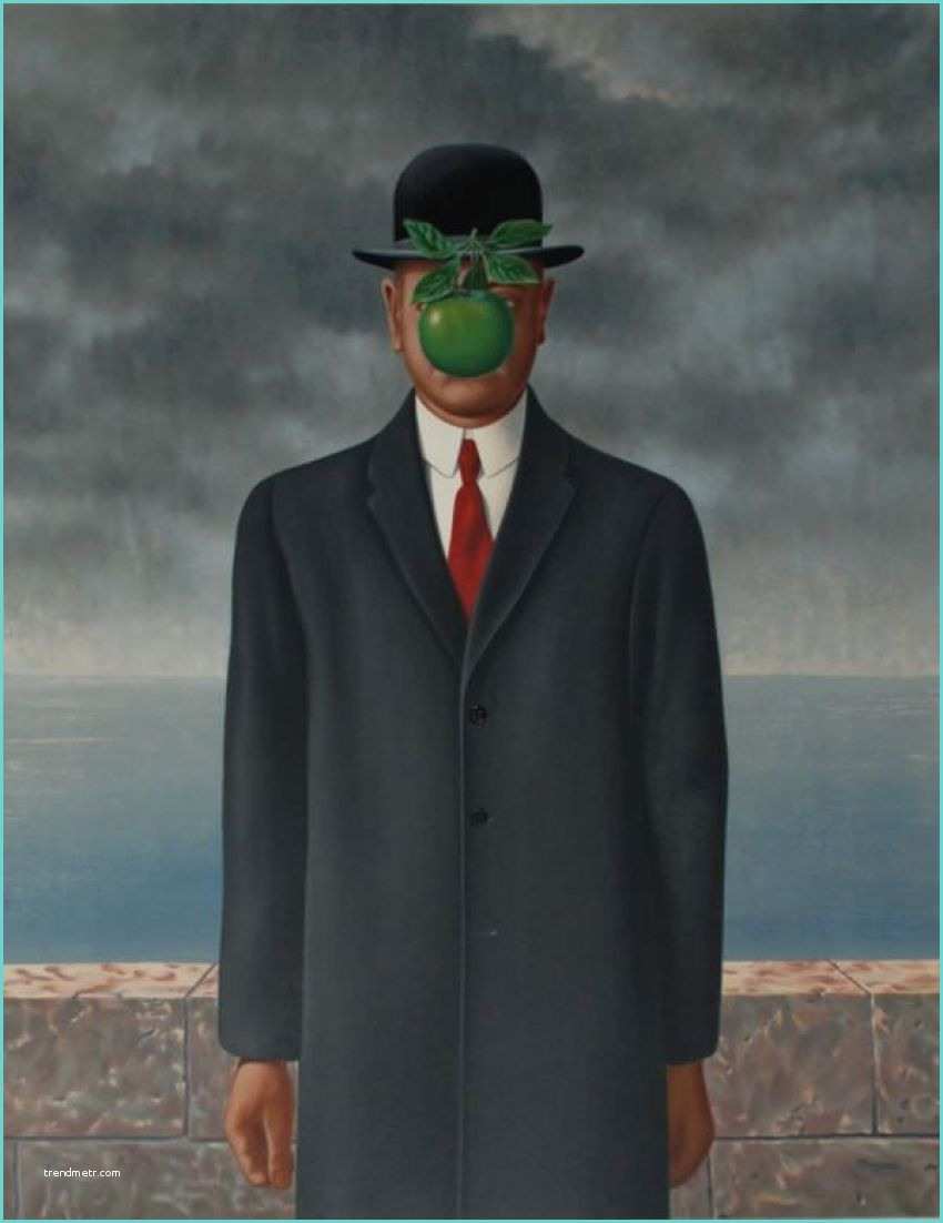 Reproduction De Peinture Reproduction De Magritte Le Fils De L Homme