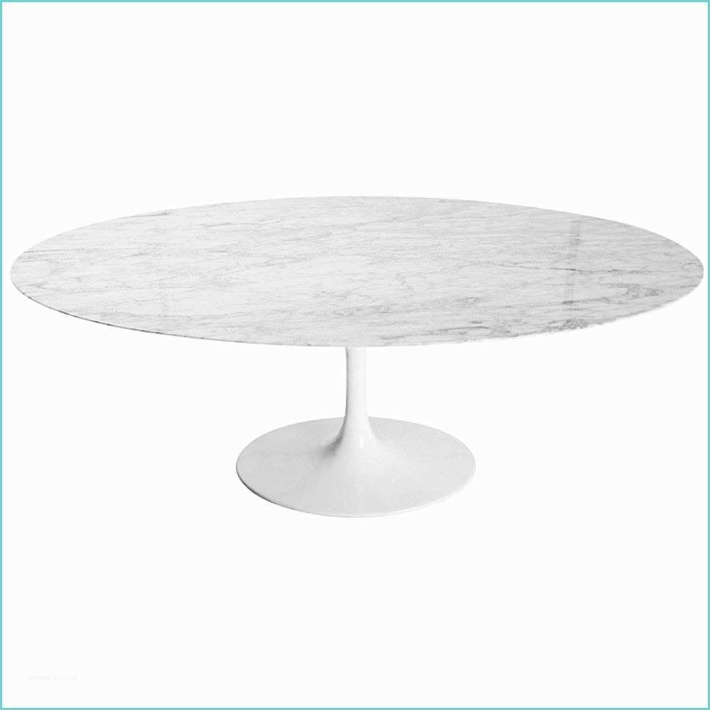 Saarinen Oval Dining Table Replica Replica Saarinen Tulip Marble Oval Dining Table White