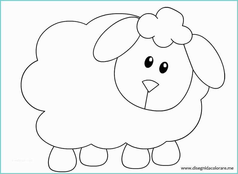 Sagoma Pecora Da Ritagliare Disegno Pecorella