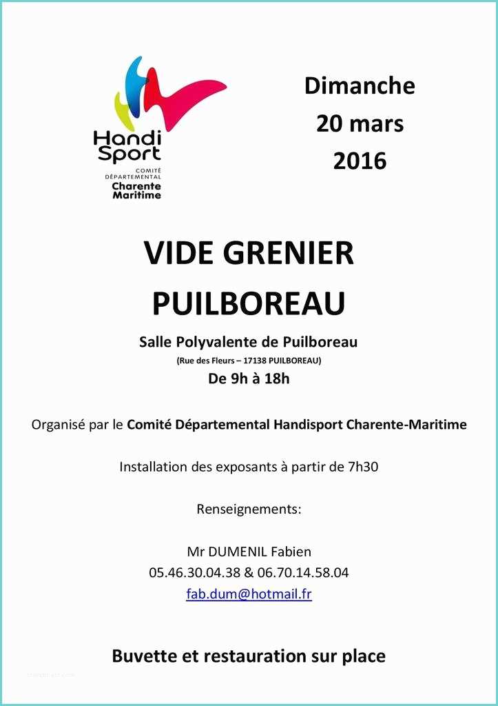 Salle De Sport Puilboreau Vide Grenier Le 20 Mars 2016 Salle Polyvalente De