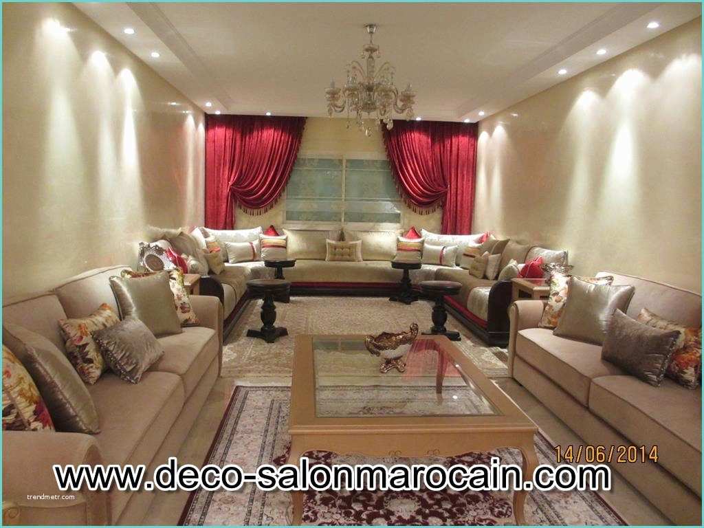 Salon Marocain 2018 Beige Salon Arabe Moderne 2016 Déco Salon Marocain