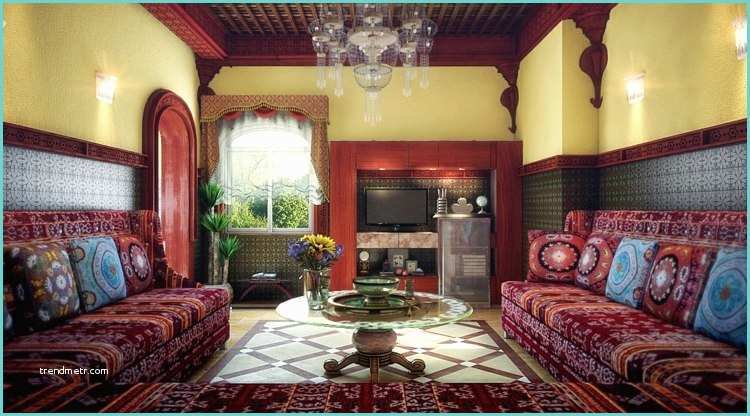 Salon Marocain Avec Angle Le Canapé De Salon Marocain Traditionnel Ou Design