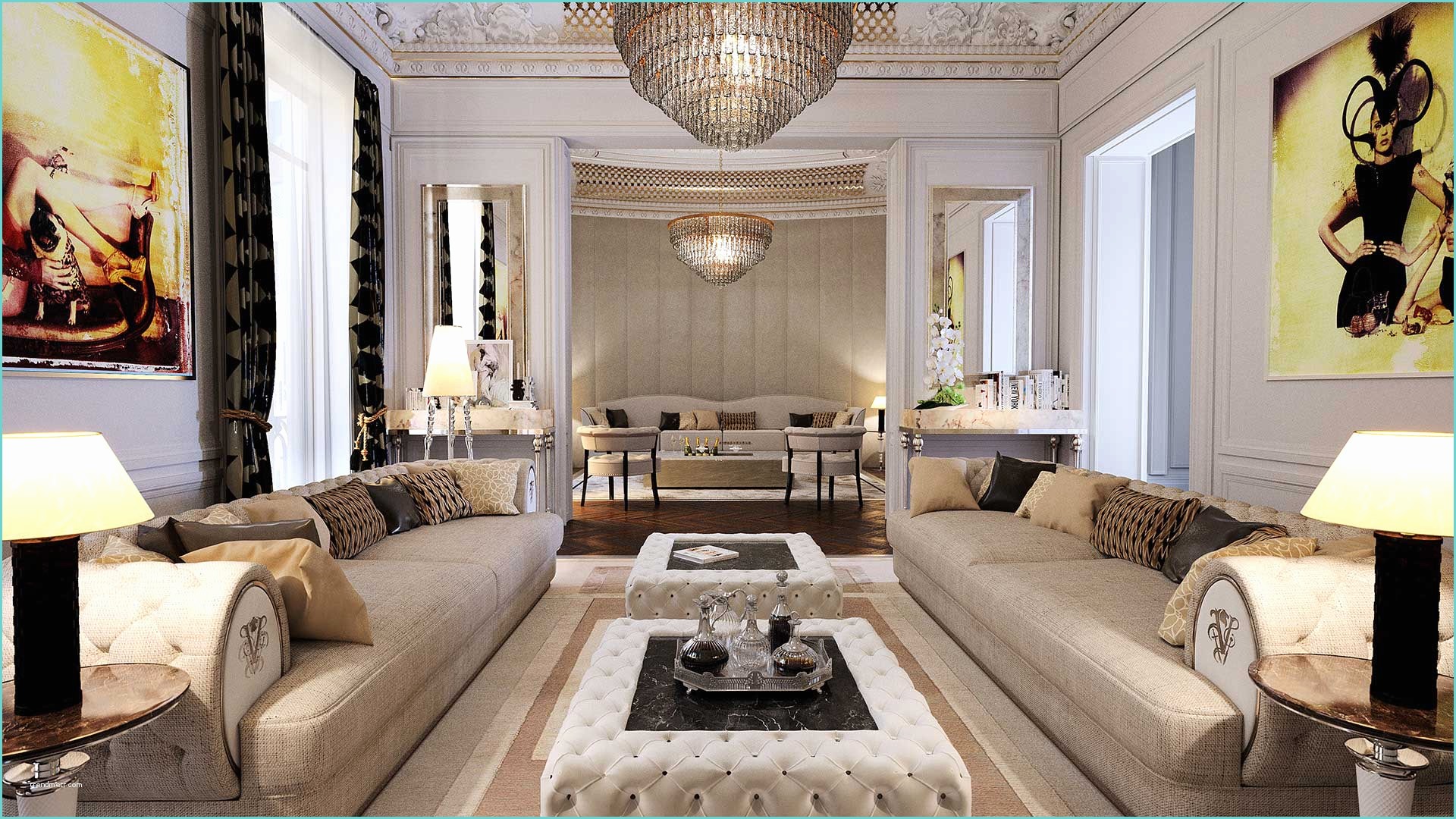 Salon Moderne De Luxe 2017 Beautiful Un Salon De Luxe Awesome Interior Home