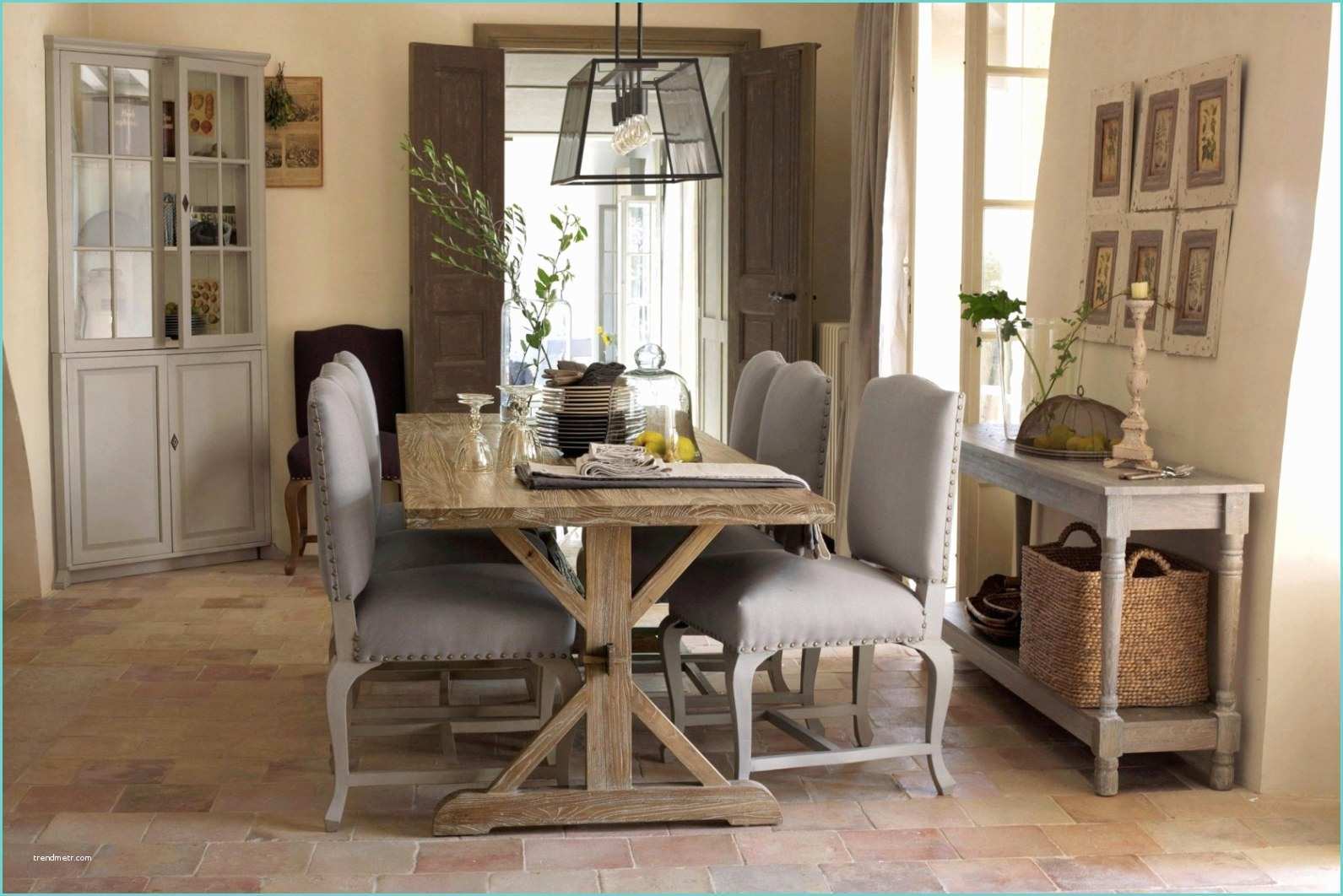 salle a manger beige et gris