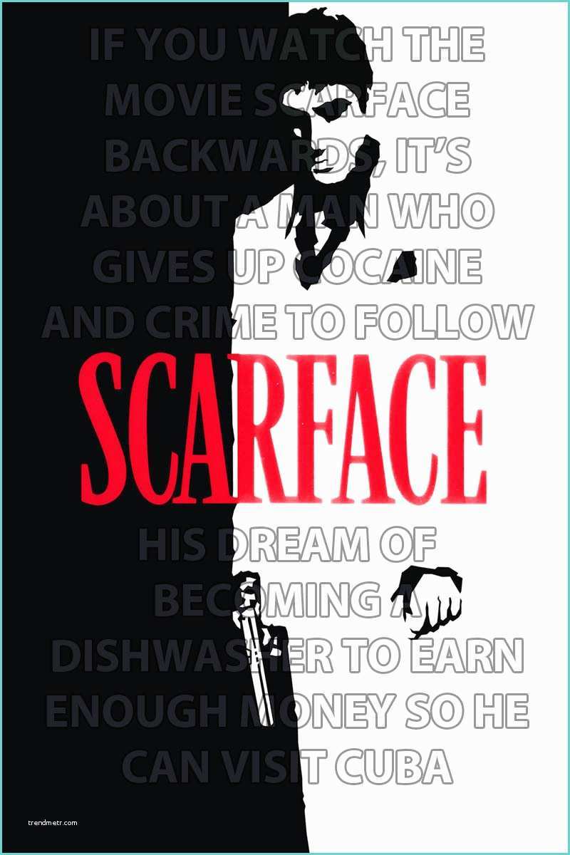 Scarface Black and White Poster 10 Movies that Would Be Better if they Were Watched