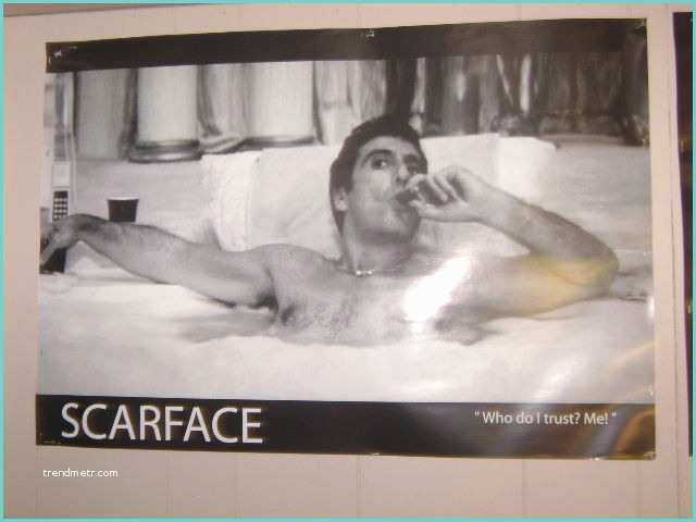 Scarface Black and White Poster 10 Scarface Movie Poster Black and White Al Pacino tony