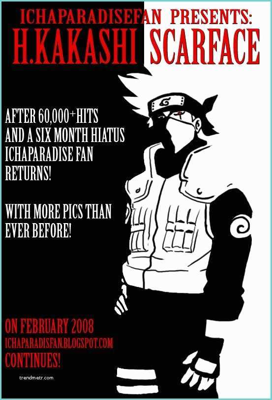 Scarface Black and White Poster Kakashi Scarface Poster Parody by Siamgxima On Deviantart