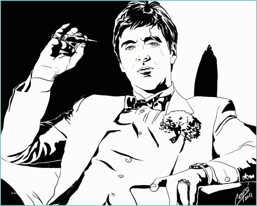 Scarface Black and White Poster Scarface by Jorgecopo On Deviantart