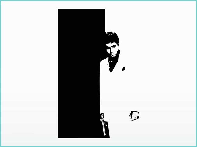 Scarface Black and White Poster Scarface Poster Vector Free Vector Images Vector