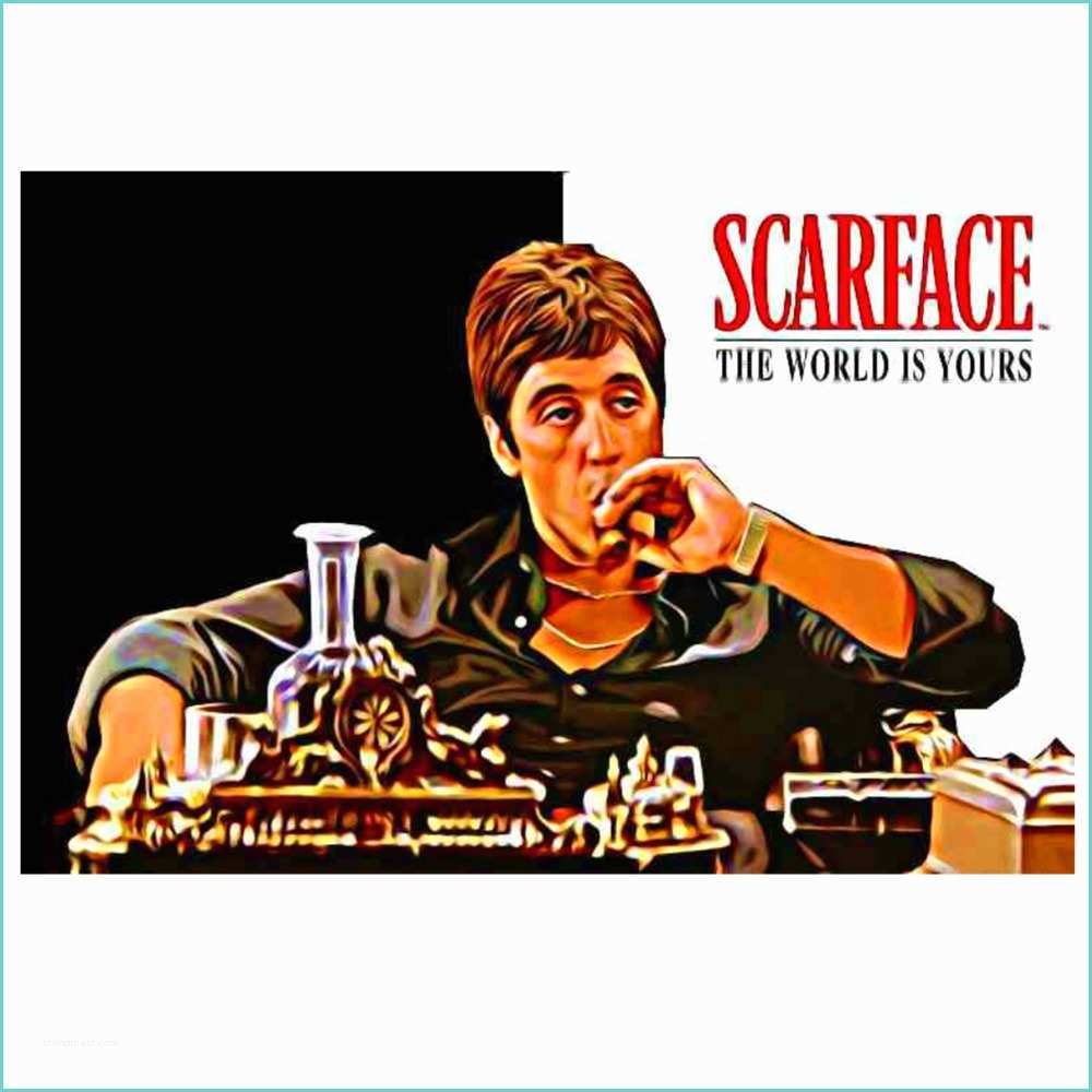 Scarface Poster Font Scarface the World is Yours Poster