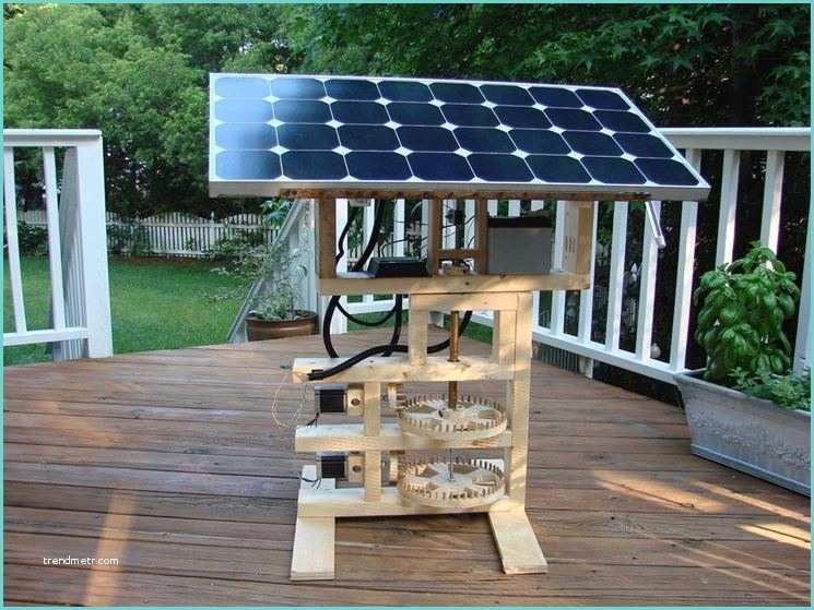 Sceratrice solare Fai Da Te Inseguitore solare Fai Da Te Energia solare Costruire