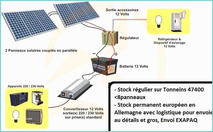 Schema De Branchement D Un Panneau solaire Avec 2 Batteries Branchement Panneaux solaire Recherche Google
