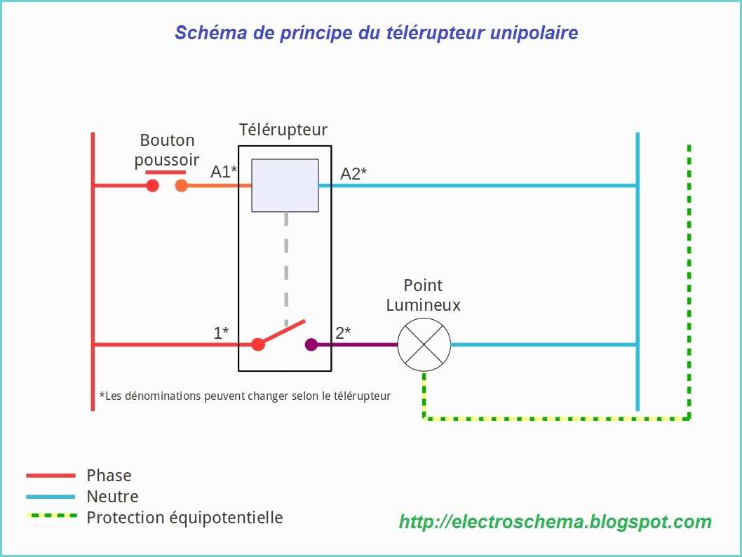 Schema De Principe Tableau Electrique Le Schéma Principale Du Télérupteur Unipolaire Arduino