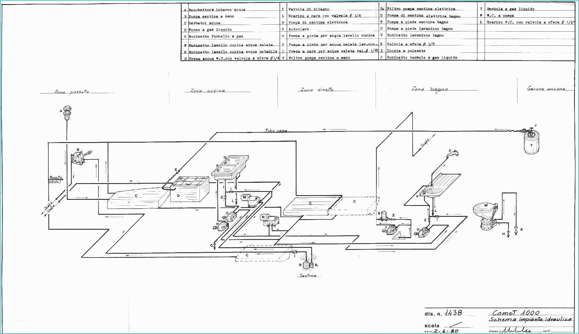 Schema Impianto Fognario Dwg Impianto Scarico Bagno Dwg