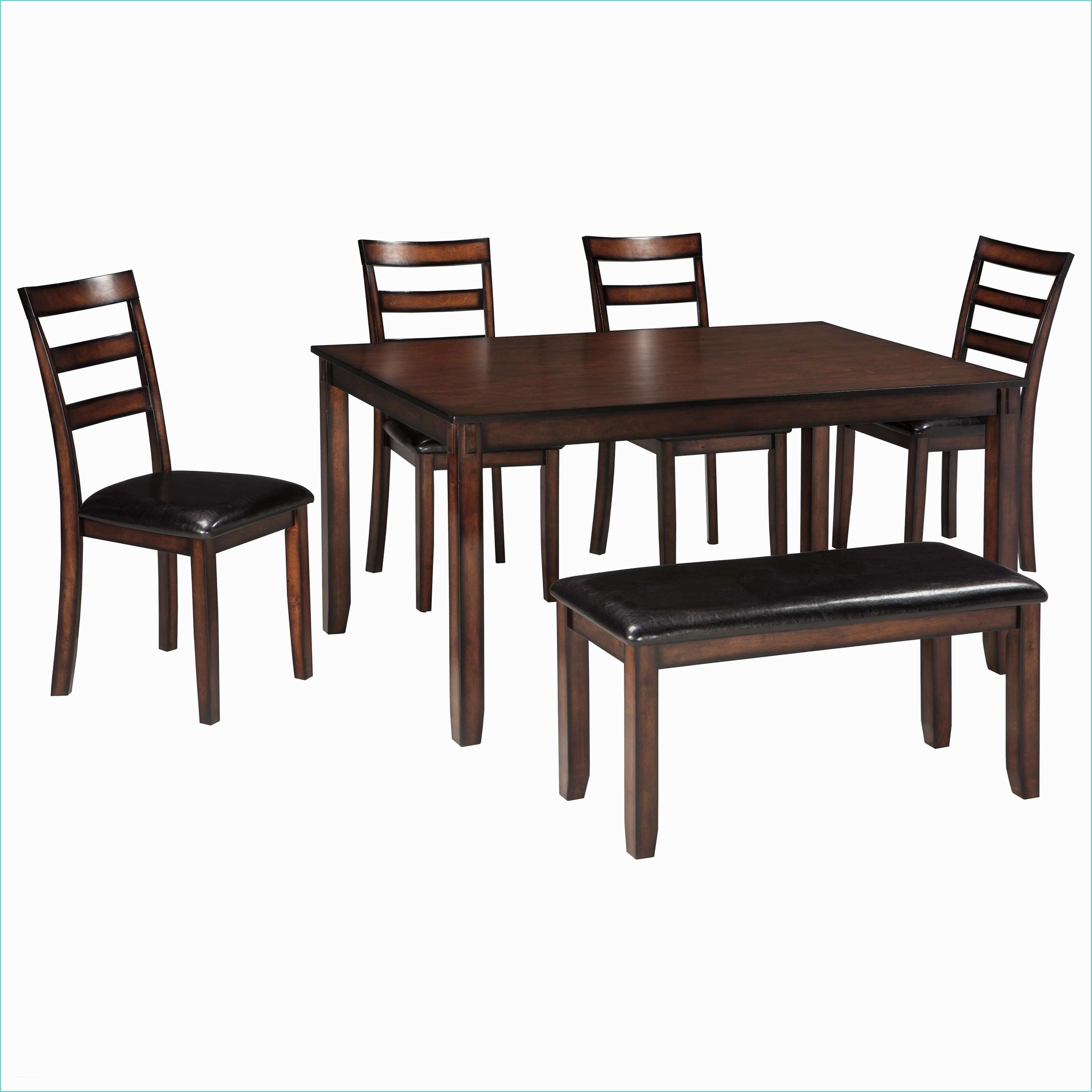 Set De Table Design Chilewich Burnished Brown 6 Piece Dining Table Set with Bench by