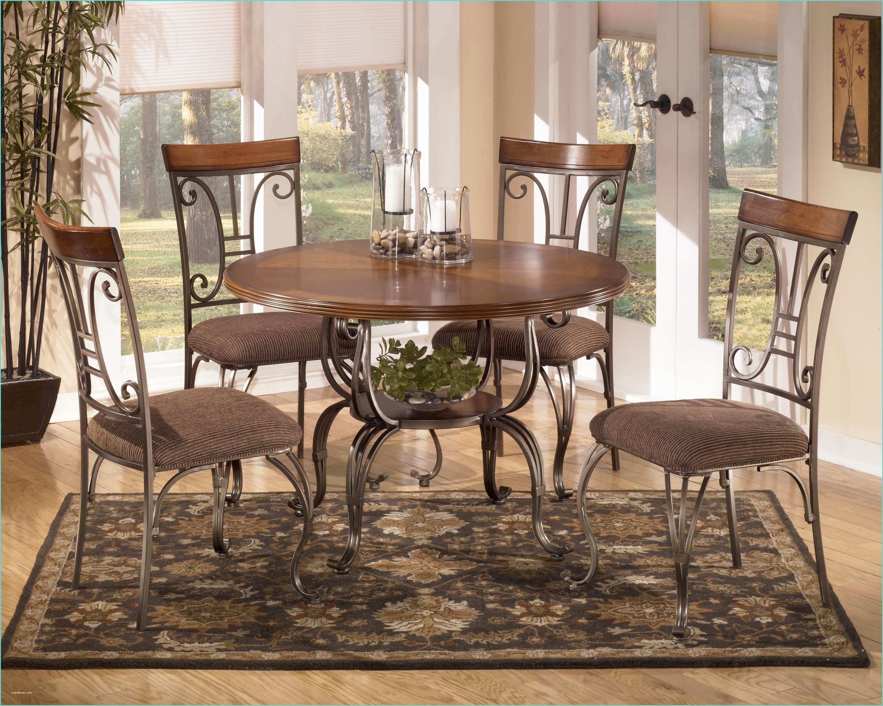 Set De Table Design Chilewich Plentywood 5 Piece Round Dining Table Set by Signature