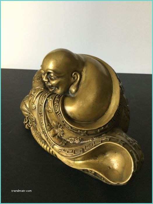 Signification Des 6 Bouddha Rieur Représentation De Bouddha Rieur En Bronze Doré Chine