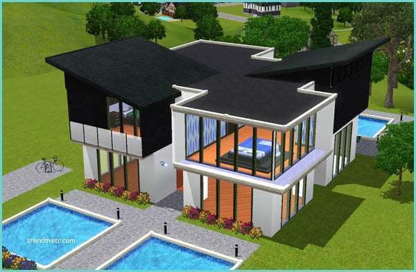 Sims 4 Construction Maison Moderne Idée Maison Sims
