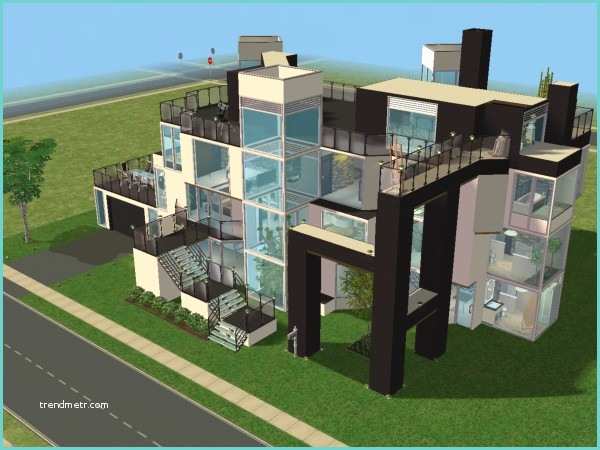 Sims 4 Construction Maison Moderne Maison Moderne 16