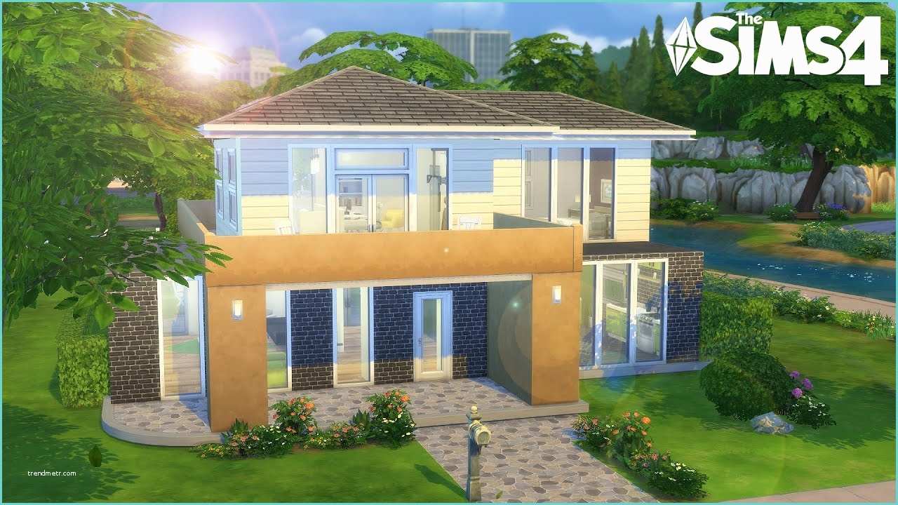 Sims 4 Construction Maison Moderne Maison Moderne Sims 4 Plan