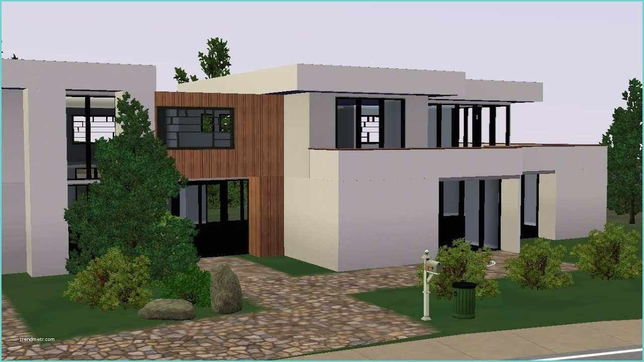 Sims 4 Construction Maison Moderne [sims 3] Modern Moderne House Maison 2