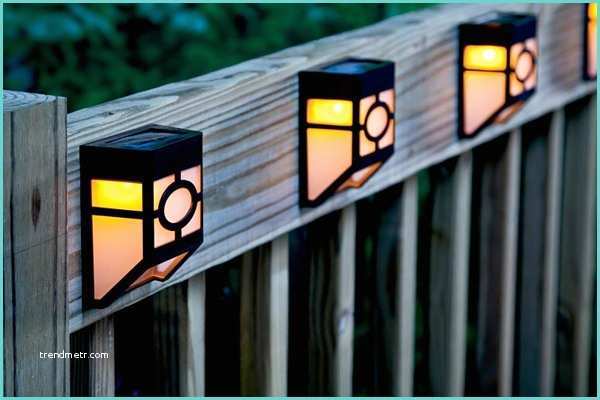 Solar Fence Lights Home Depot solar Powered Outdoor Lighting Fixtures solar Lamp Posts