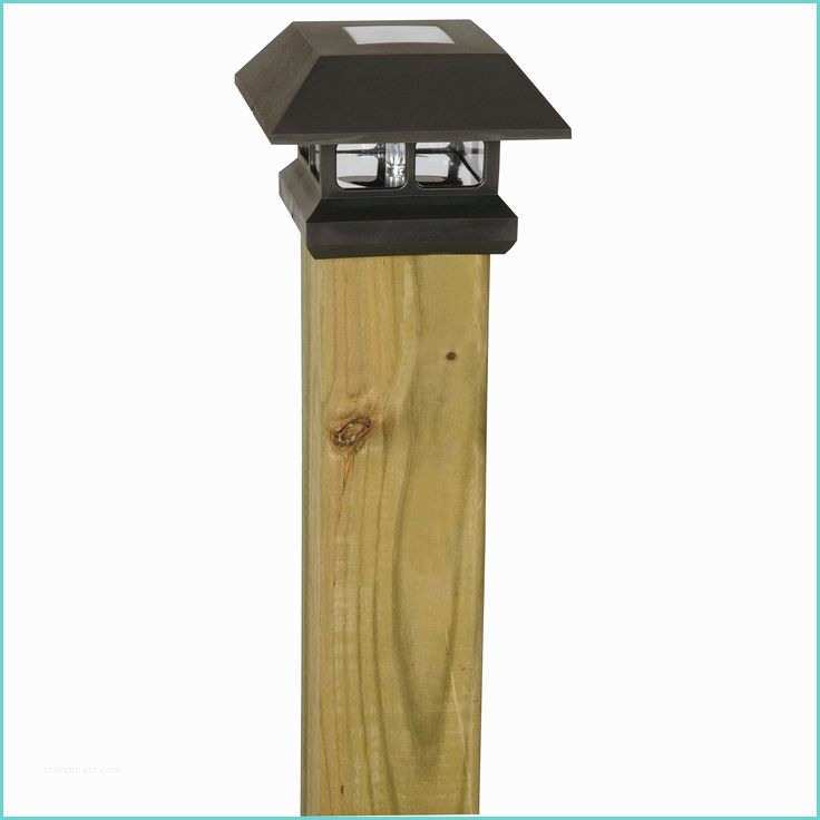 Solar Fence Lights Home Depot solar Powered Post Cap Lamp Light R Your Deck or Fence