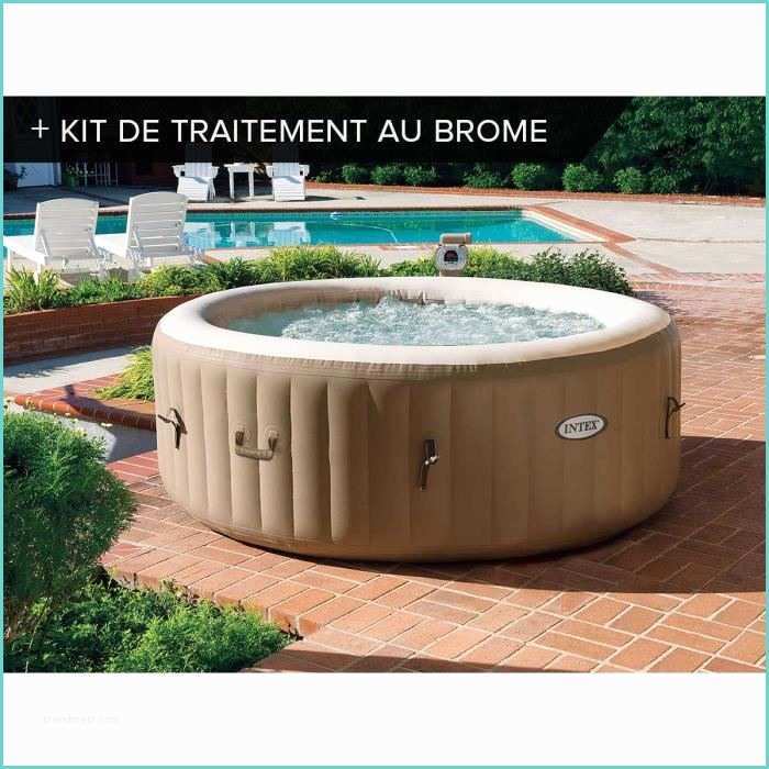 Spa Intex Gonflable 4 Personnes Spa Gonflable Intex Purespa Rond Bulles 4 Places Kit