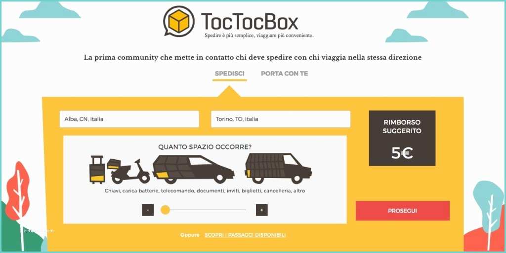 Spedizioni Europa Low Cost toctocbox Uno Sharing Low Cost Per Le Spedizioni tom S