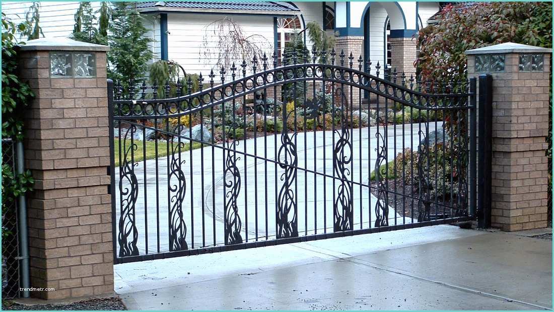 Steel Gate Design Image Download Steel Fencing Designs Garden Design within Metal