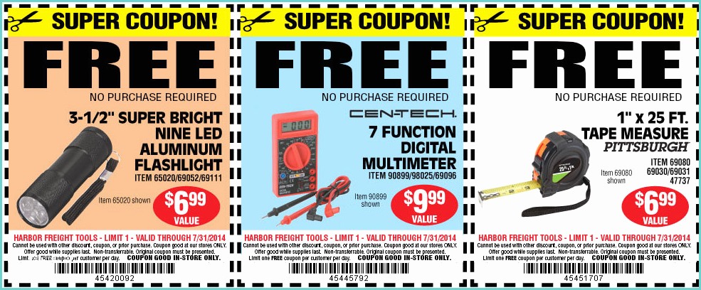 Super Bright Leds Coupon Harbor Freight Free Flashlight Multimeter or Tape