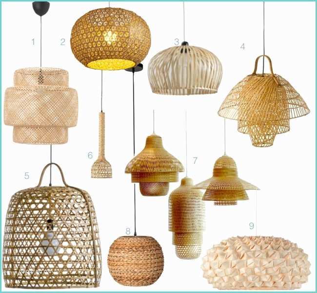 Suspension Luminaire En Osier Lampe Bambou Et Suspension Dans La Décoration