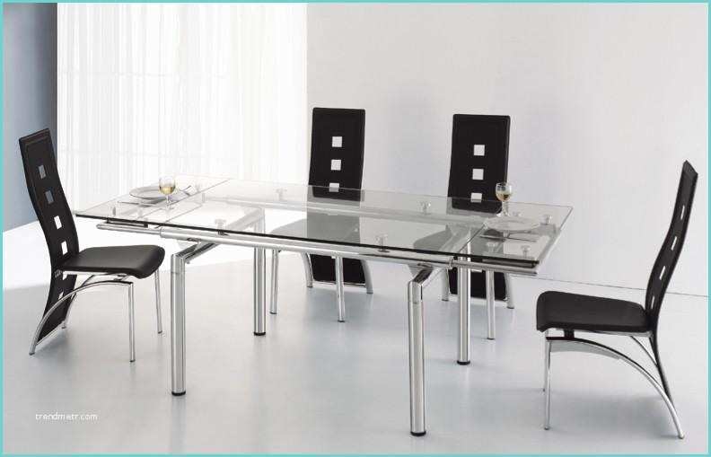Table 140 Cm Avec Rallonge Table En Verre A Rallonge Extensible 200 140 X 80 Cm