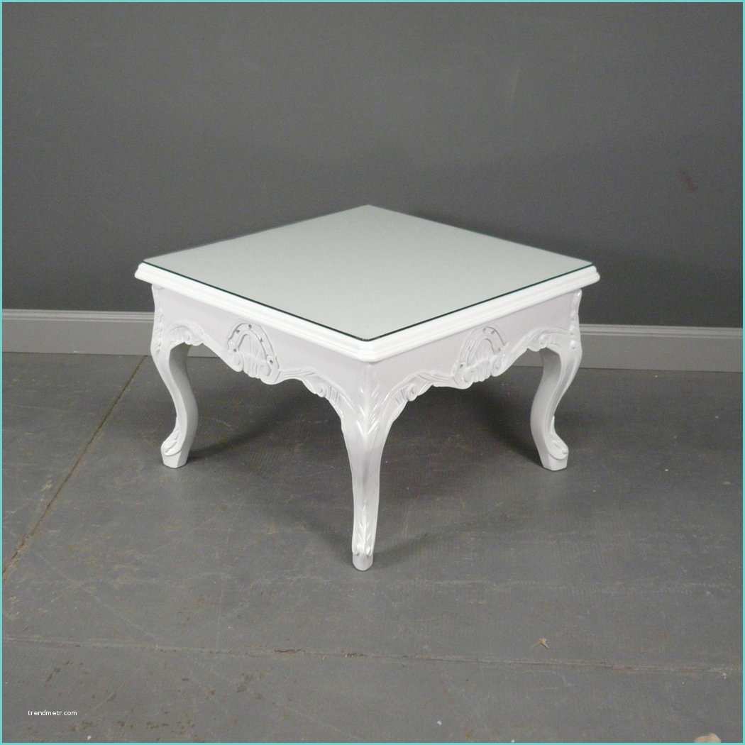 Table Basse Contemporaine Blanche Table Basse Baroque Blanche Meuble Baroque