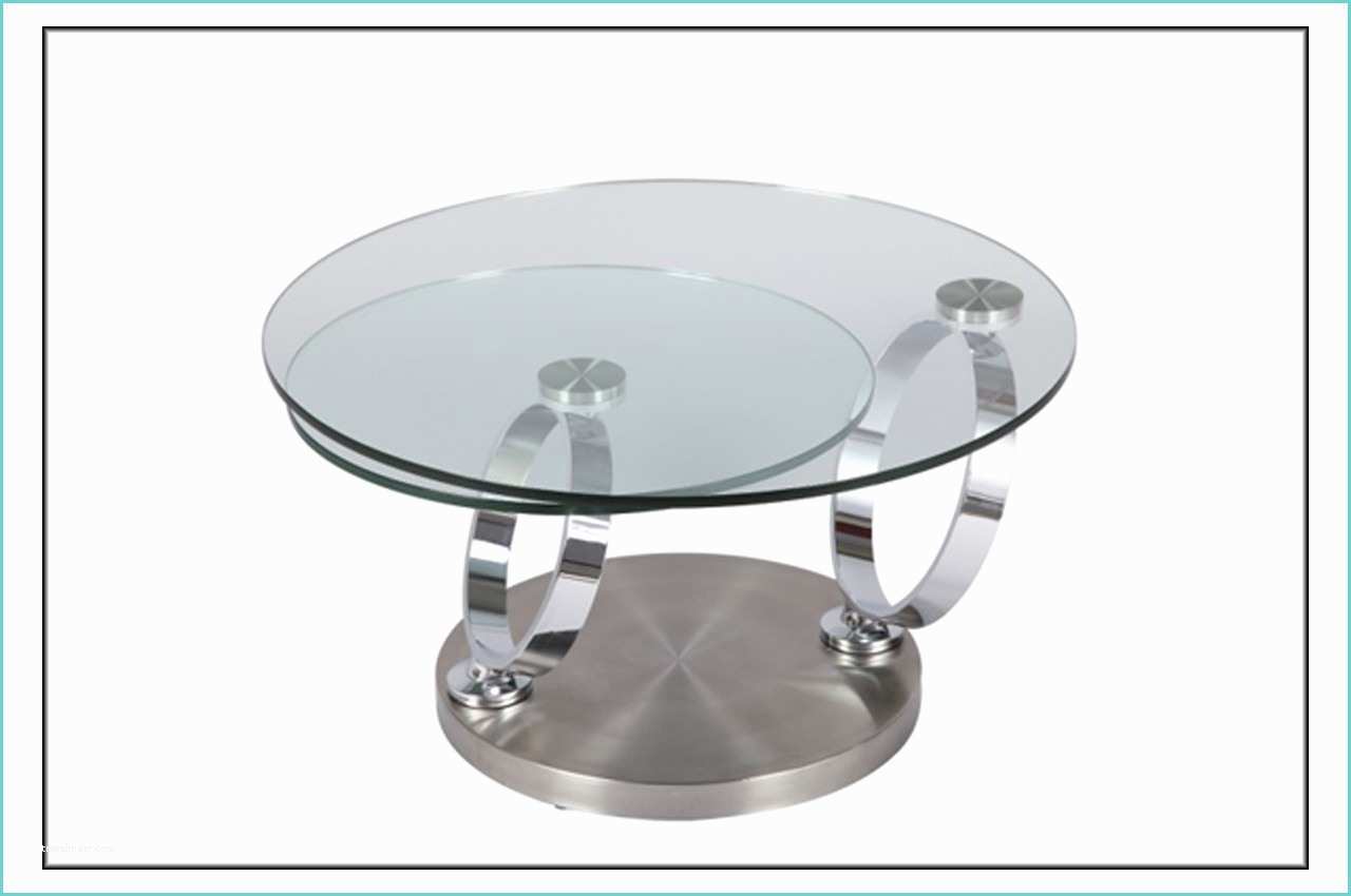 Table Basse Gigogne En Verre Table Basse Design En Verre Ronde Modulable
