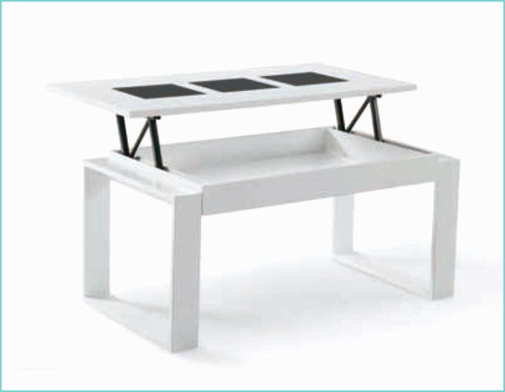 Table Basse Plateau Relevable Ikea Table Basse Relevable Giorgia Blanc