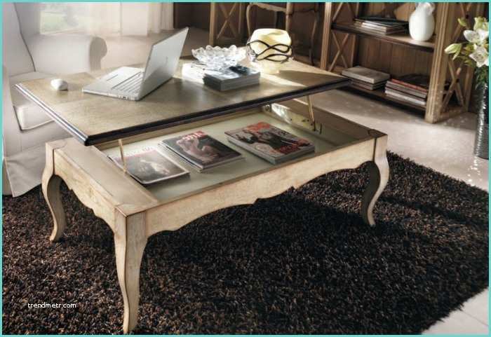 Table Basse Style Baroque La Table Basse Relevable Pour Votre Salon Fonctionnel