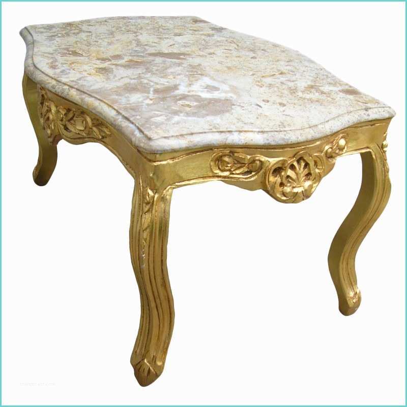 Table Basse Style Baroque Table Basse De Salon De Style Baroque En Bois Dorée Avec