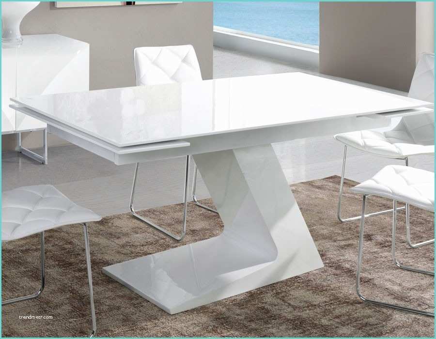 Table Blanche Laque but Table Salle A Manger Design Extensible Table Salle A