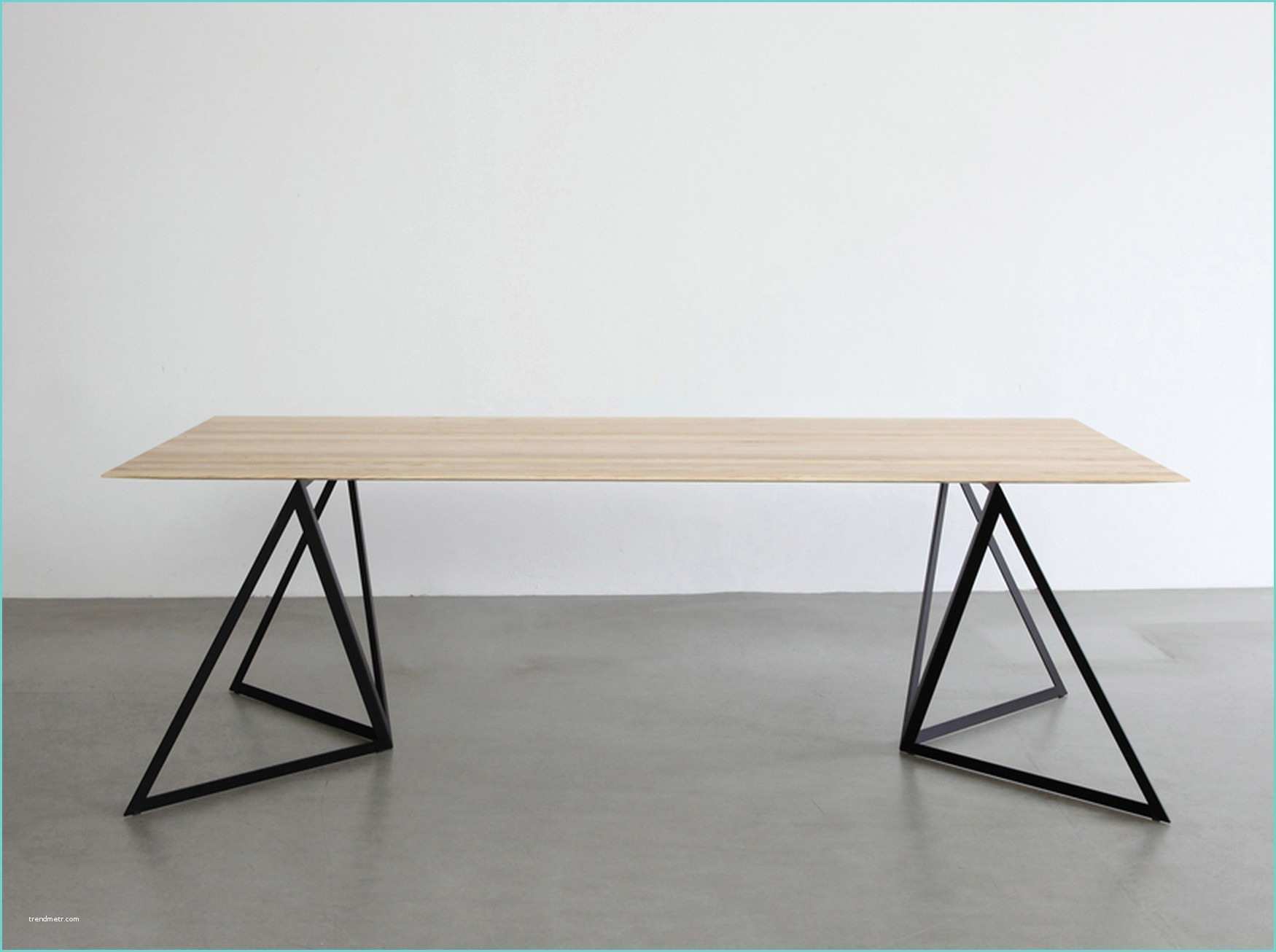 Table Bois Pied Mtal Pied Table Metal 2 Blog Déco Design
