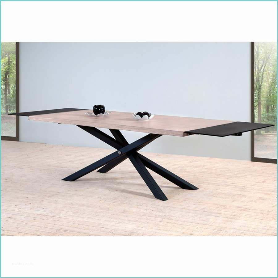 Table Bois Pied Mtal Table Bois Pieds Metal Maison Design Wiblia
