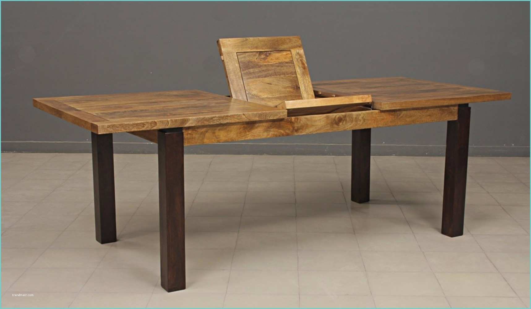 table salle manger rectangulaire bois art deco 4879