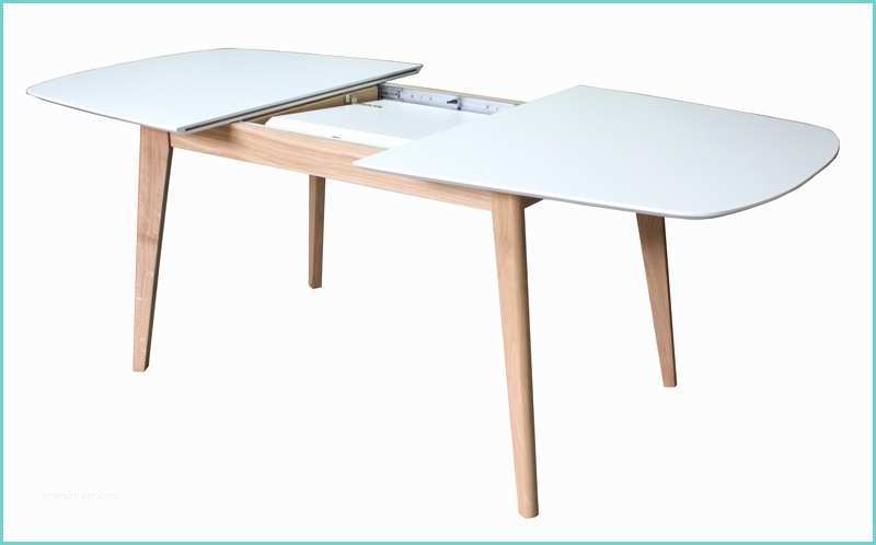 table ovale blanche avec rallonge table ronde blanche et bois 6282