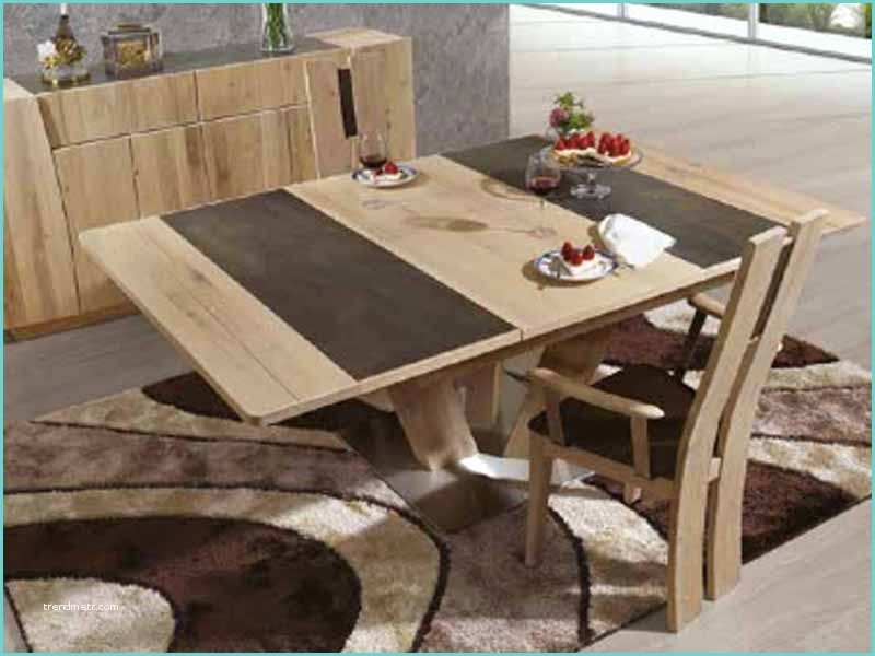 Table De Cuisine Rectangulaire Avec Pied Central Table à Manger En Bois De Chêne Flower Rectangulaire Avec